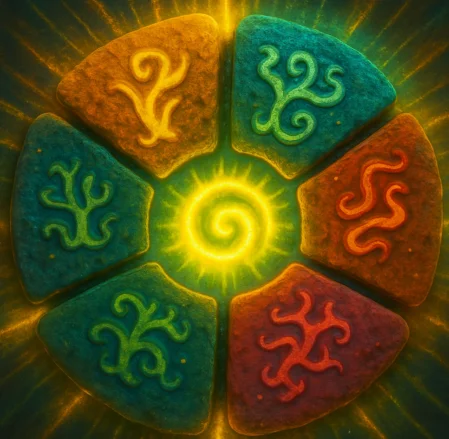 The Spark of Wonder The spark of wonder is a mysterious symbol made up of the six fragments of wonder.