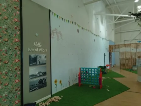 Representing our indoor park.