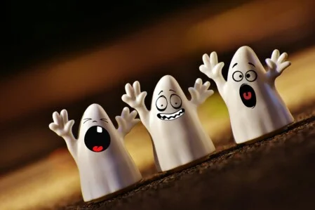 Cartoon ghosts We run seasonal and special events.